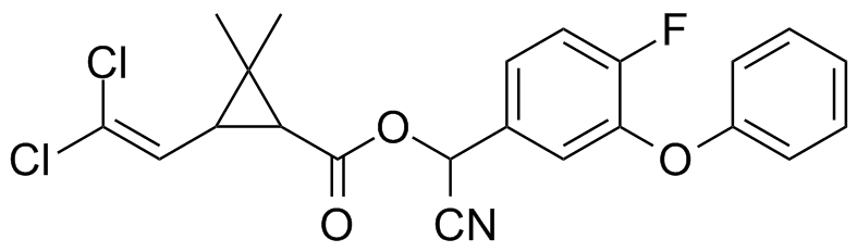 乙腈中氟氯氰菊酯溶液，100μg/mL
